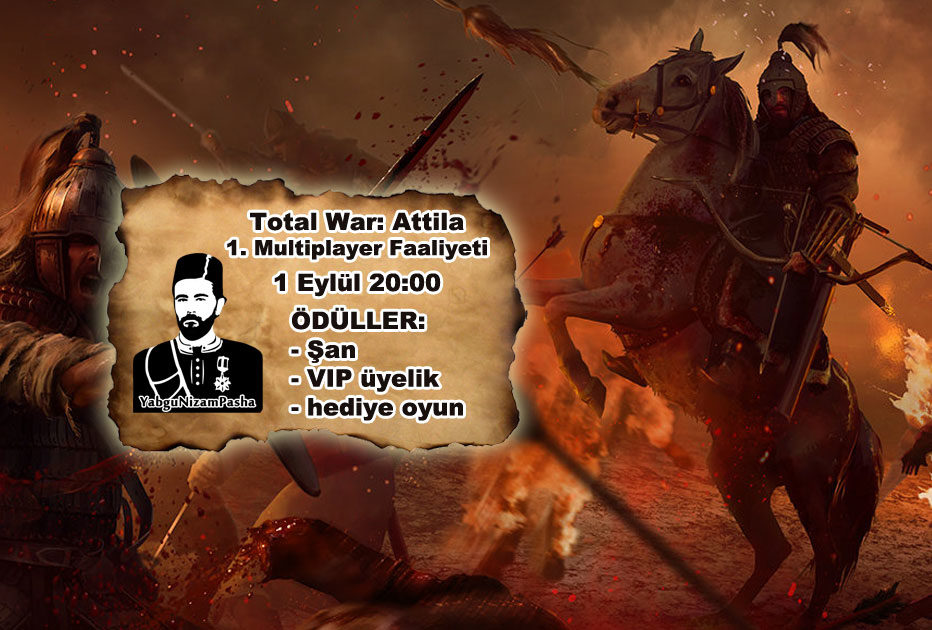 1. Total War Attila YNP Multiplayer Faaliyetine Katılın